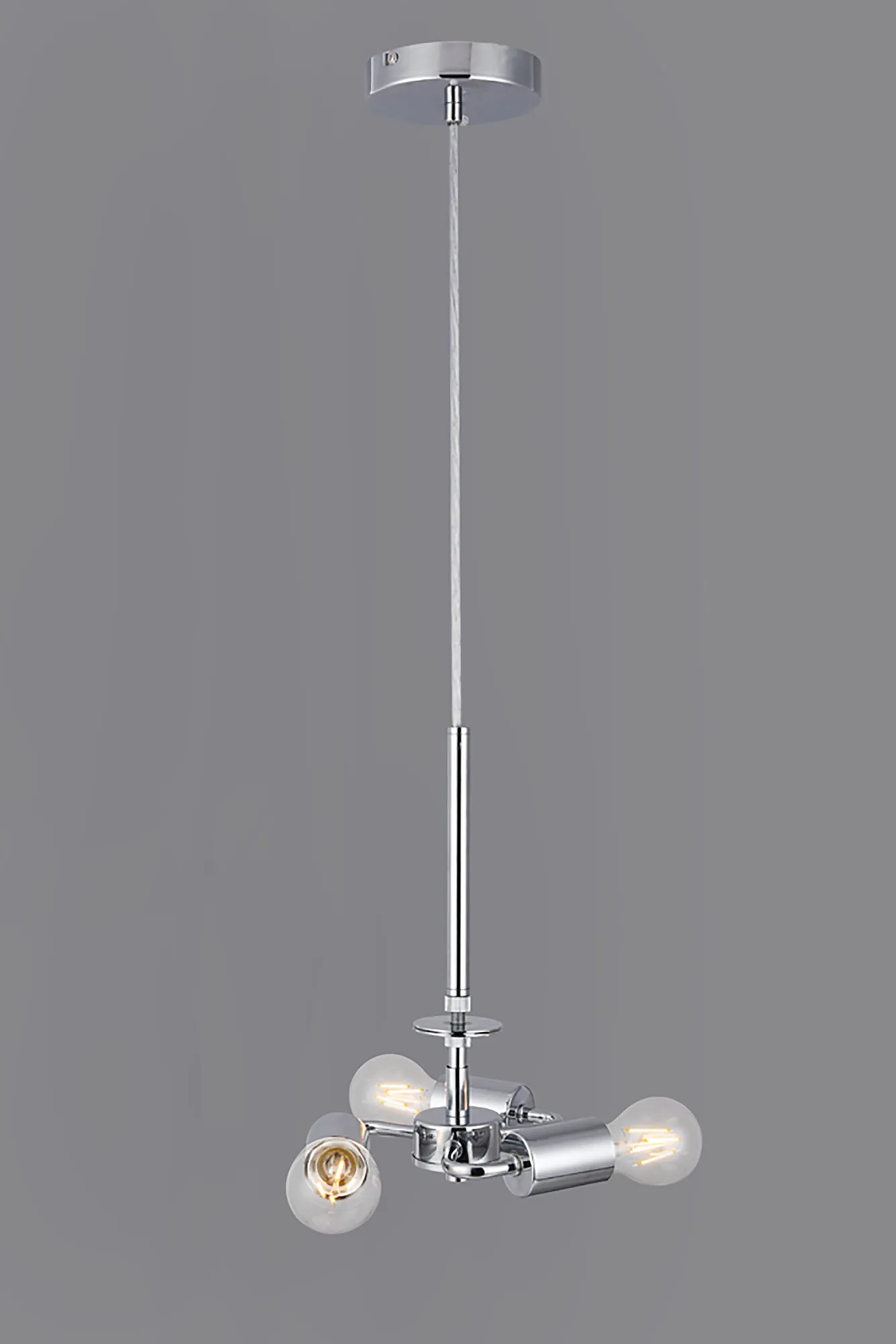 Baymont Pendant 3 Light Polished Chrome D0339  Deco Baymont PC